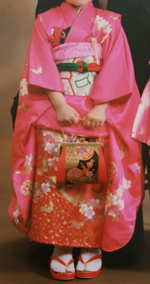 七五三用着物フルセット七歳女子ピンク