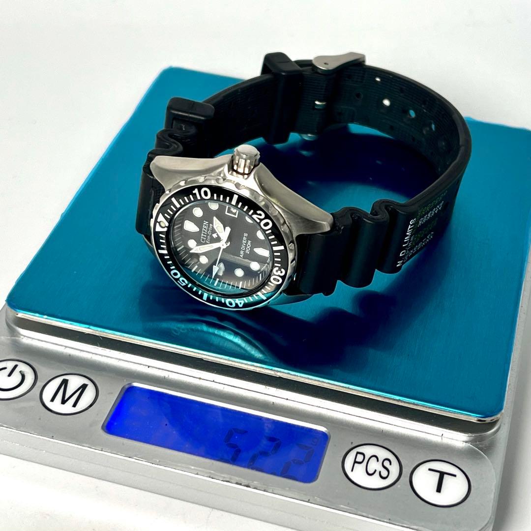 【極美品/稼働】シチズン ダイバーズウォッチ E068-T005420 腕時計