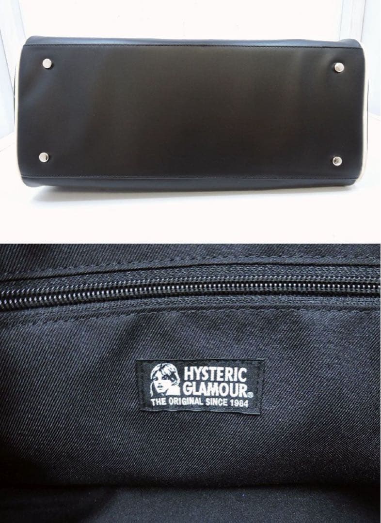 ヒステリックグラマー ボストンバッグ ブラック