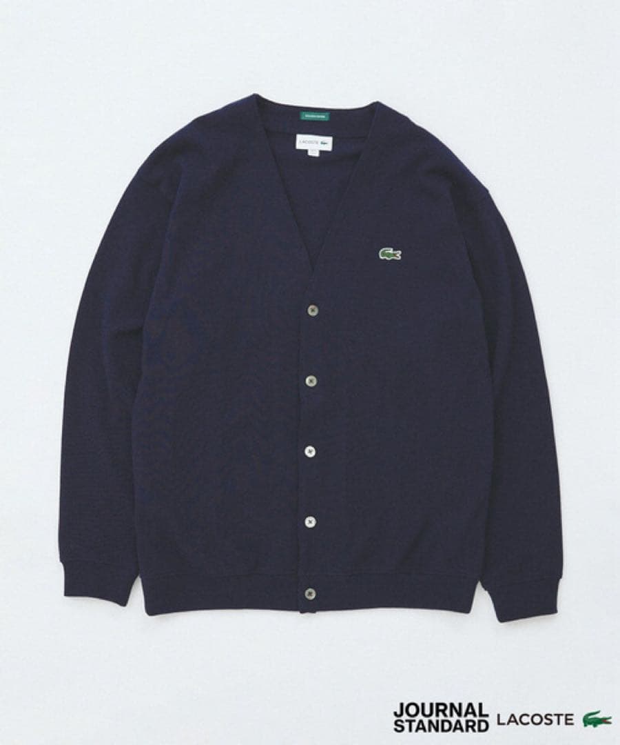 LACOSTE × JOURNALSTANDARD /別注 鹿の子 カーディガン