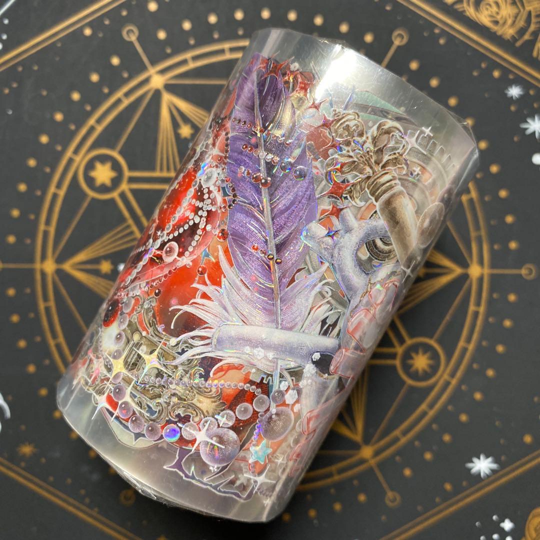 【9457】海外　マステ　3/5/巻　貝殻光マスキングテープ　心臓　装飾系