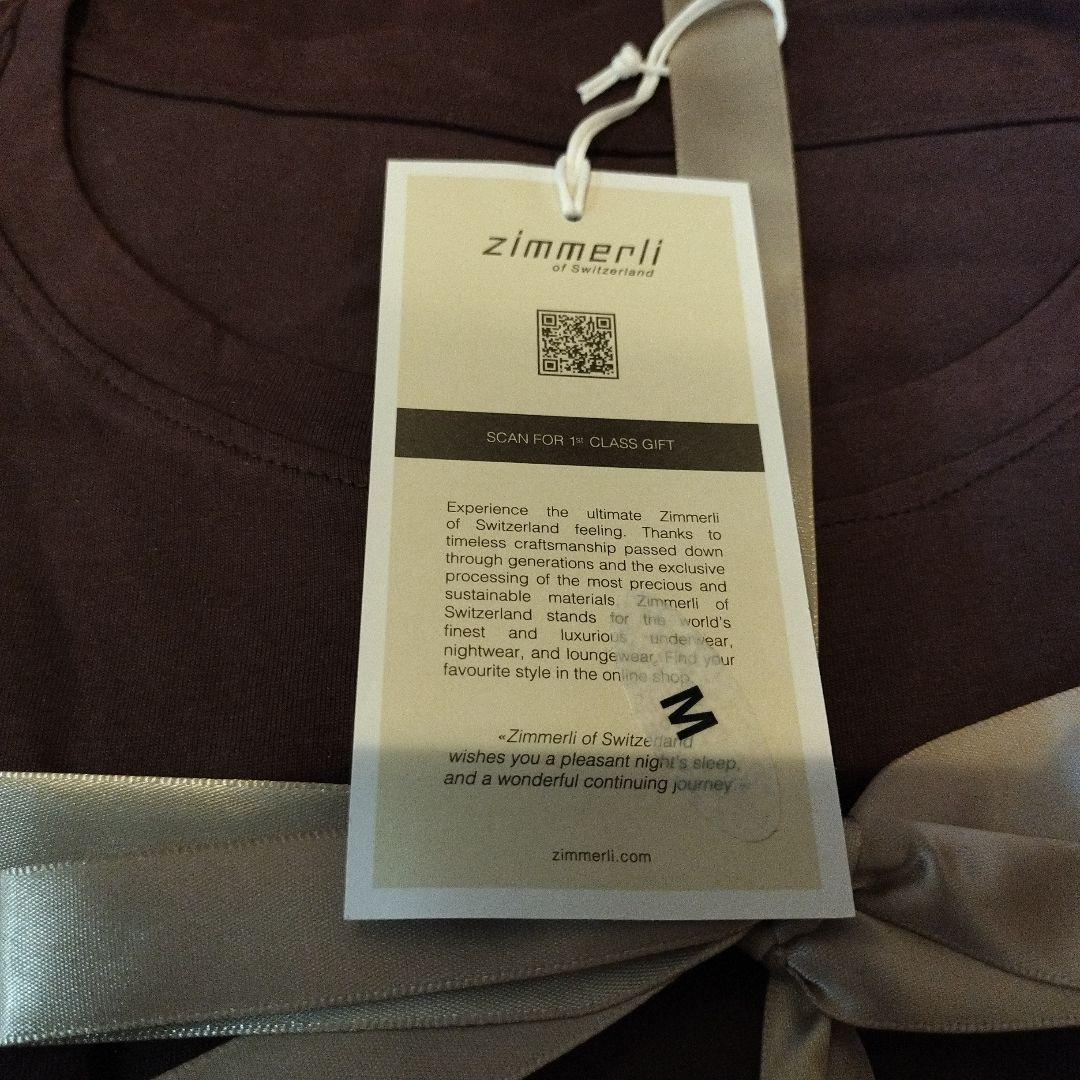 zimmerli × SWISS 航空 パジャマ・ルームウェア半袖茶・長ズボン黒
