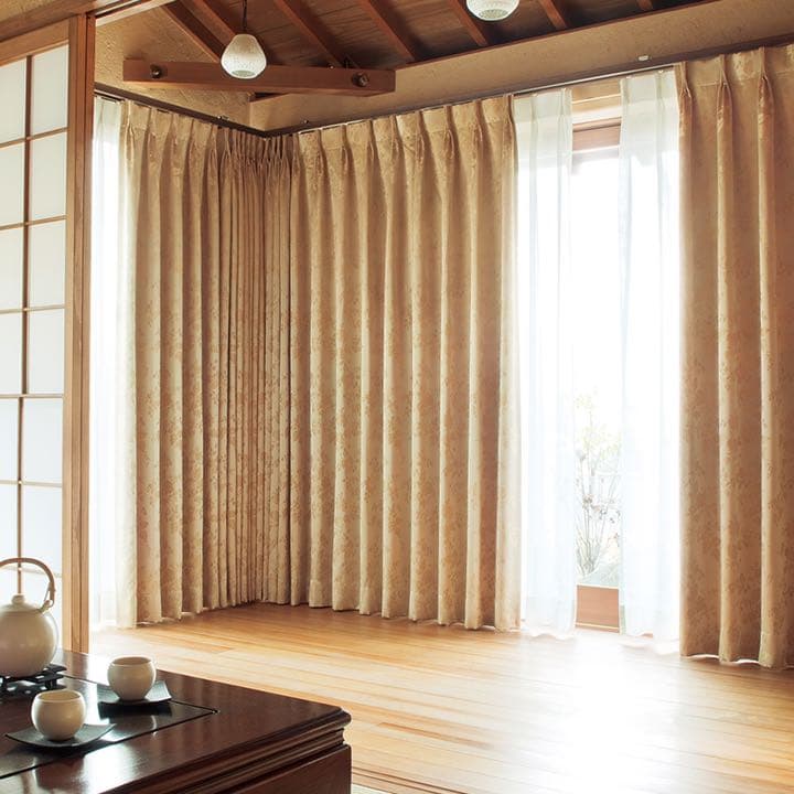 【新品未使用❗️】オーダーカーテン　和室・縁側ピッタリ！