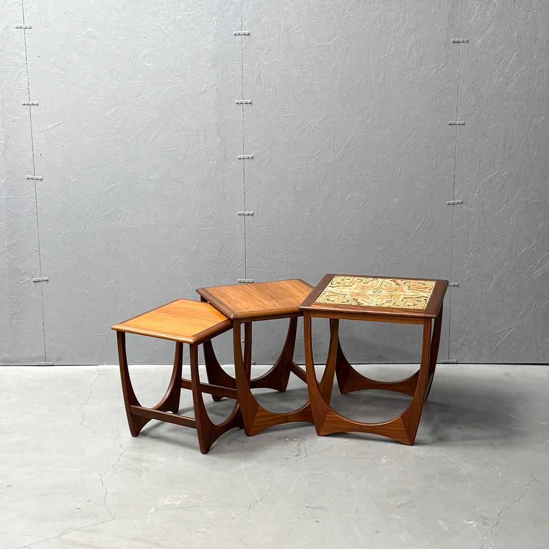 G-PLAN(ジープラン) Astro タイルトップ ネストテーブル (502)