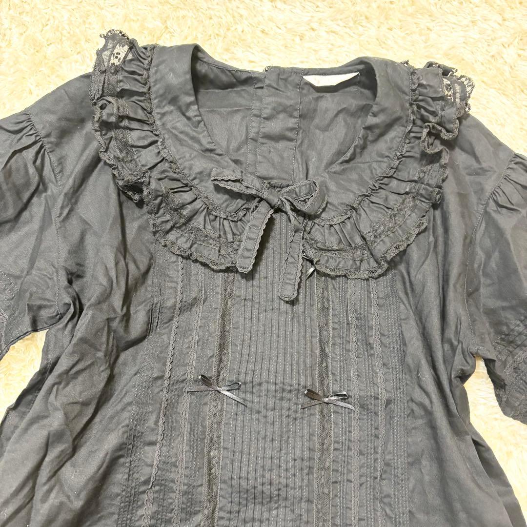 2点おまとめ♡ピンクハウス リボンたっぷりブラウス/チェック柄ブラウス