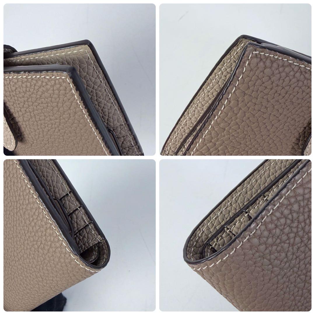 ☺︎ ボナベンチュラ　ベルテッド バイフォールド ウォレット折財布箱付き