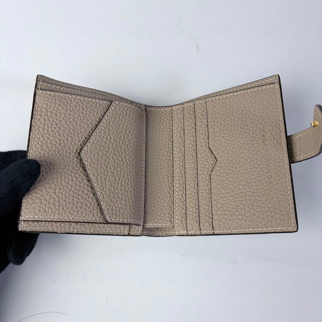 ☺︎ ボナベンチュラ　ベルテッド バイフォールド ウォレット折財布箱付き