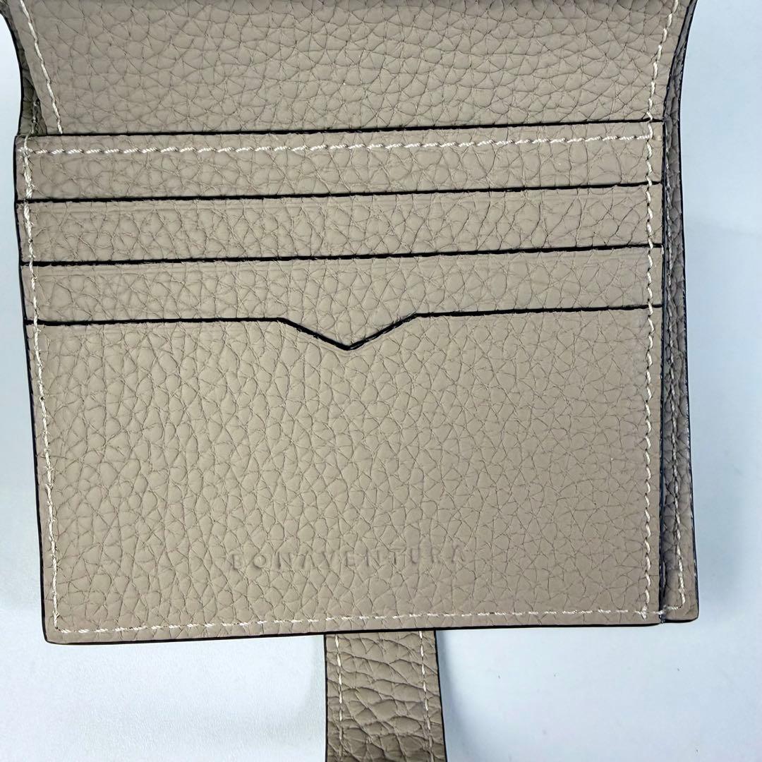☺︎ ボナベンチュラ　ベルテッド バイフォールド ウォレット折財布箱付き