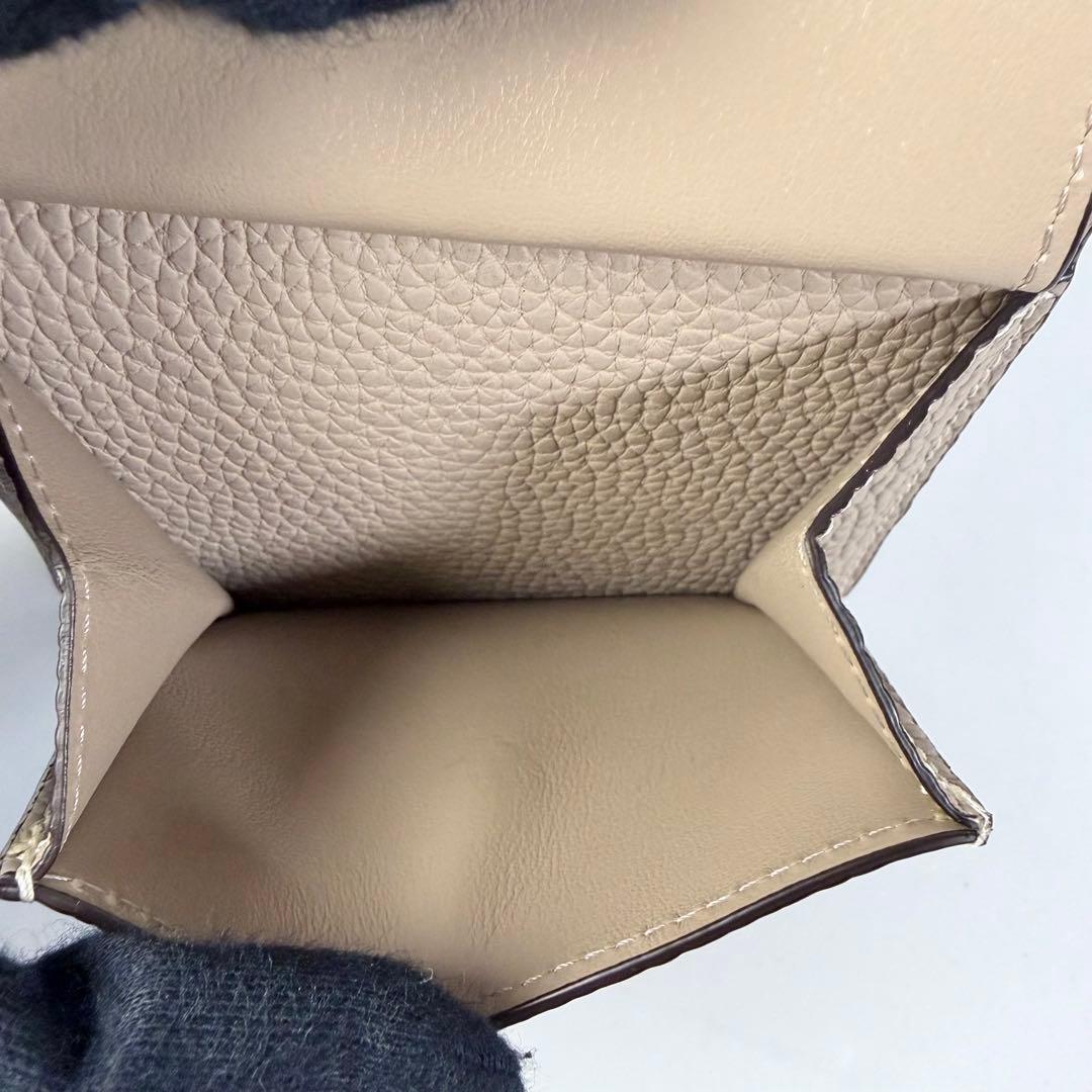 ☺︎ ボナベンチュラ　ベルテッド バイフォールド ウォレット折財布箱付き