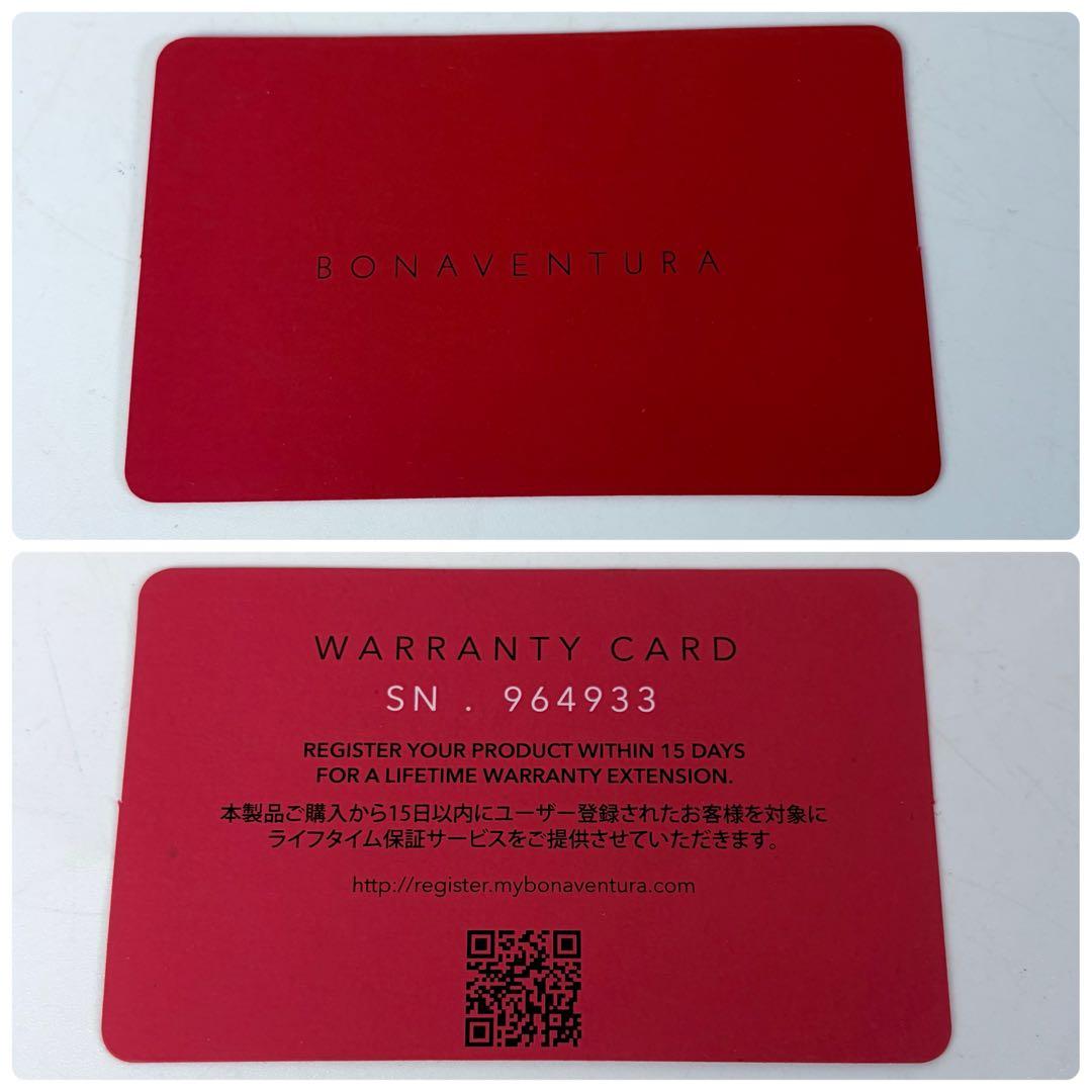 ☺︎ ボナベンチュラ　ベルテッド バイフォールド ウォレット折財布箱付き