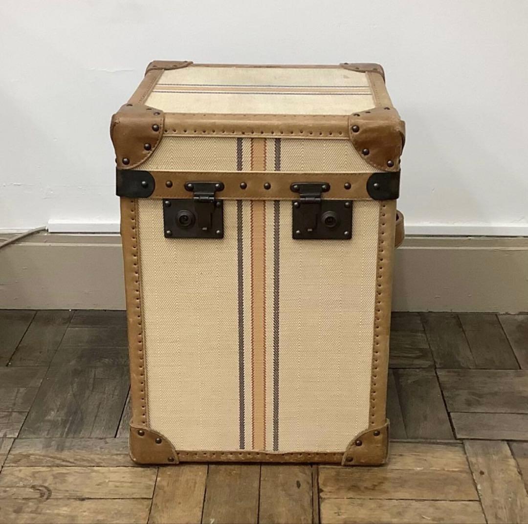 希少HALO ハロ パリストランク サイドテーブル 収納 ヴィンテージ ボックス