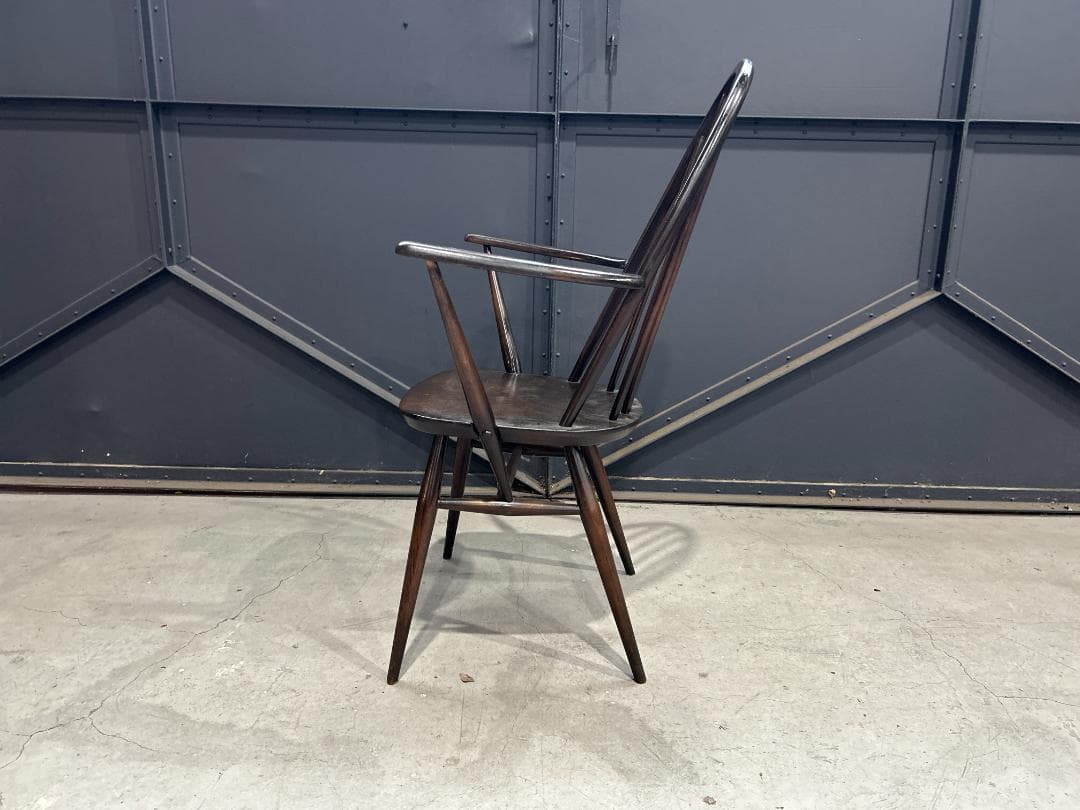 英国vintage　アーコール / ERCOL　クエーカーアームチェア　60's
