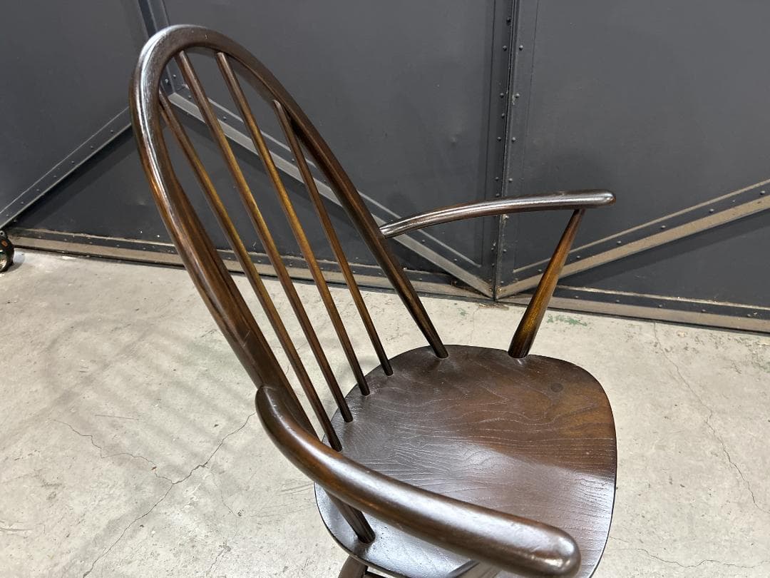 英国vintage　アーコール / ERCOL　クエーカーアームチェア　60's