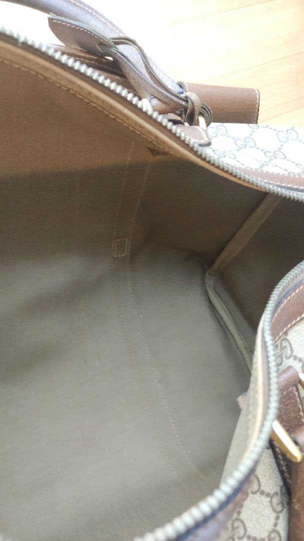 GUCCI オールドグッチ テニスラケット収納付バッグ GG柄　ヴィンテージ