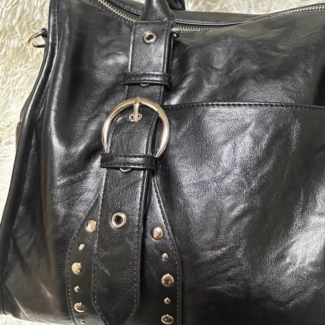 ★美品★JEANASIS★2way★アンティークスタッズトート