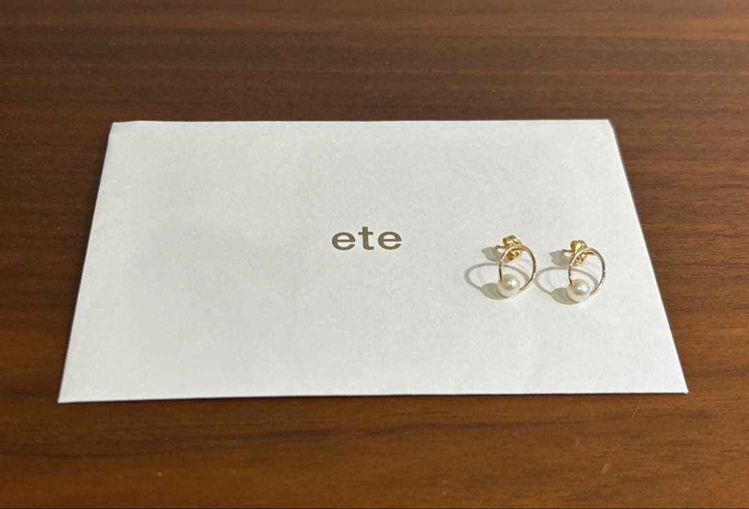 も*が様 ete サークルパールピアス