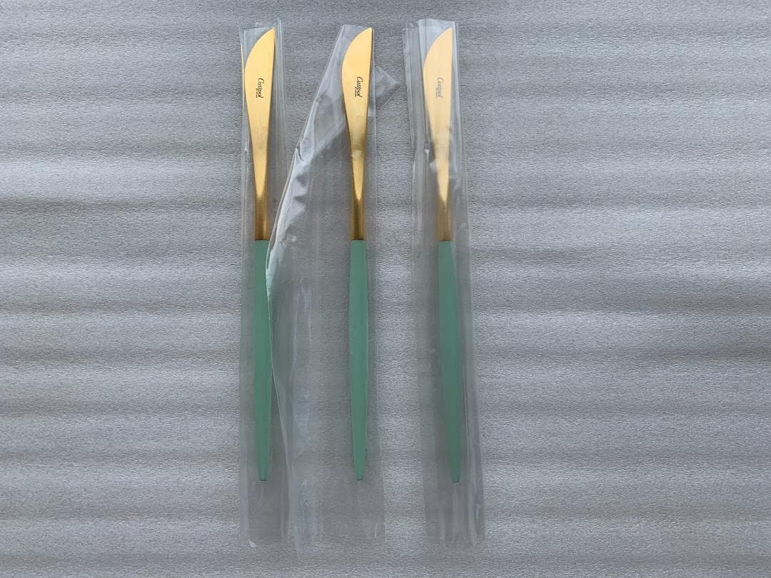 クチポール GOA ゴールド セラドン デザート9点セット カトラリー