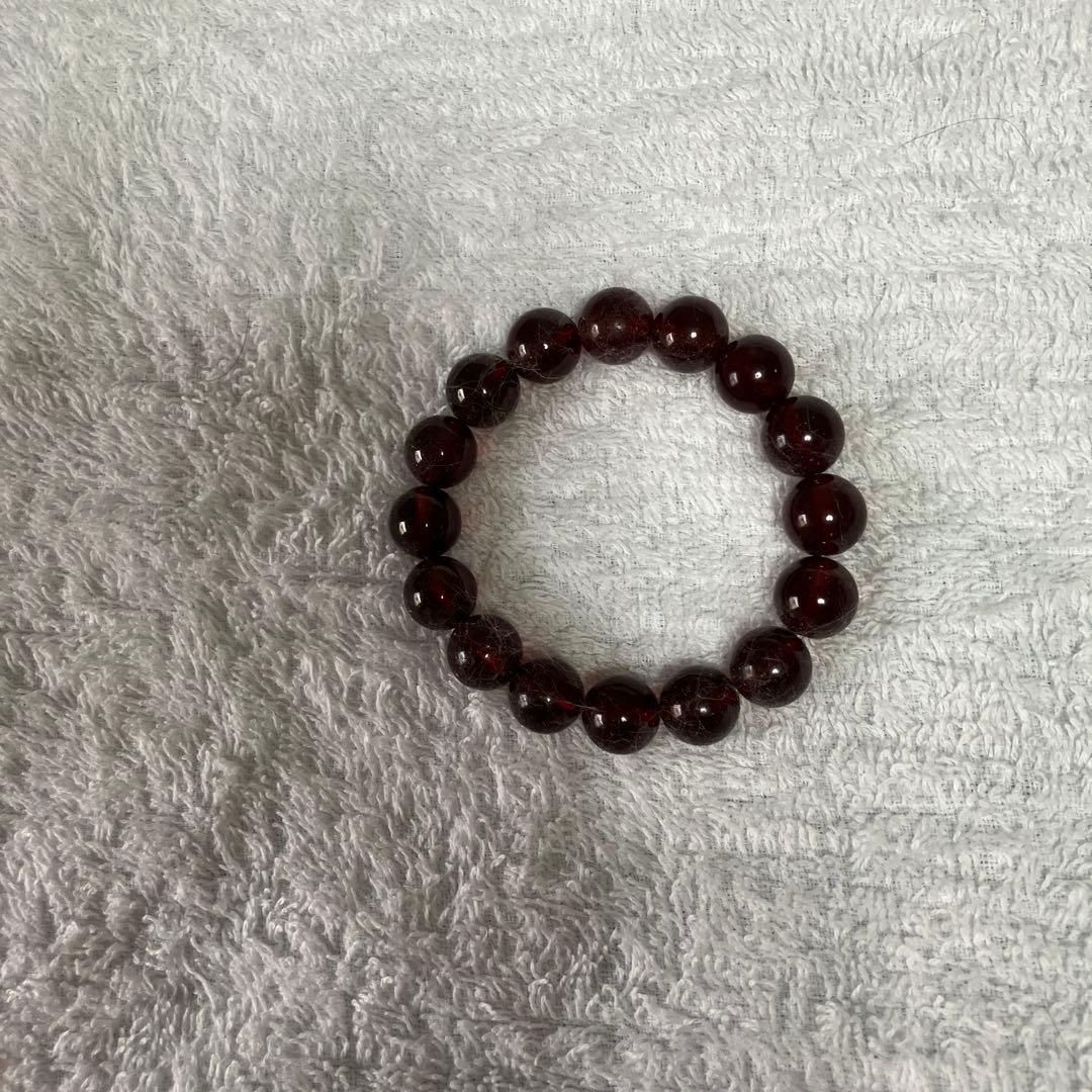 ガーネット12ミリブレスレット 高級天然石
