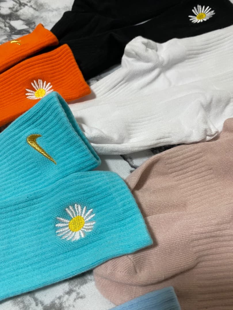 22〜24】ナイキ Nike ロゴフラワーソックス 9足セット