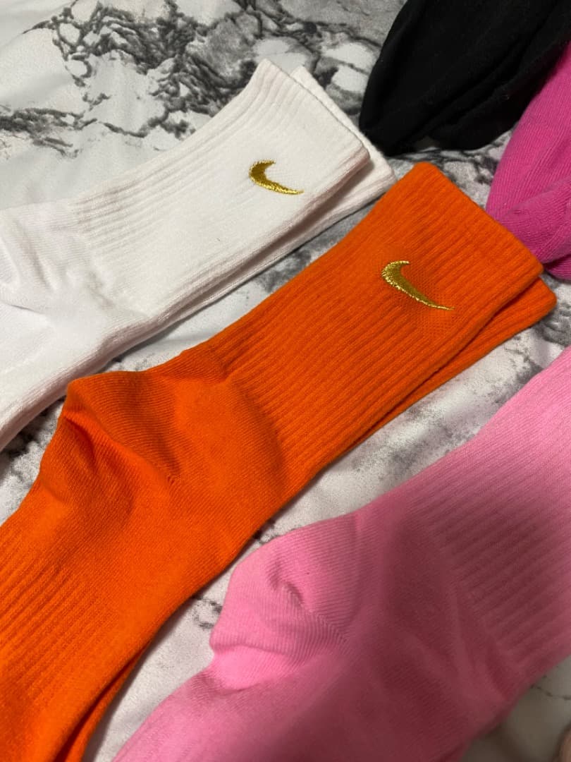 22〜24】ナイキ Nike ロゴフラワーソックス 9足セット