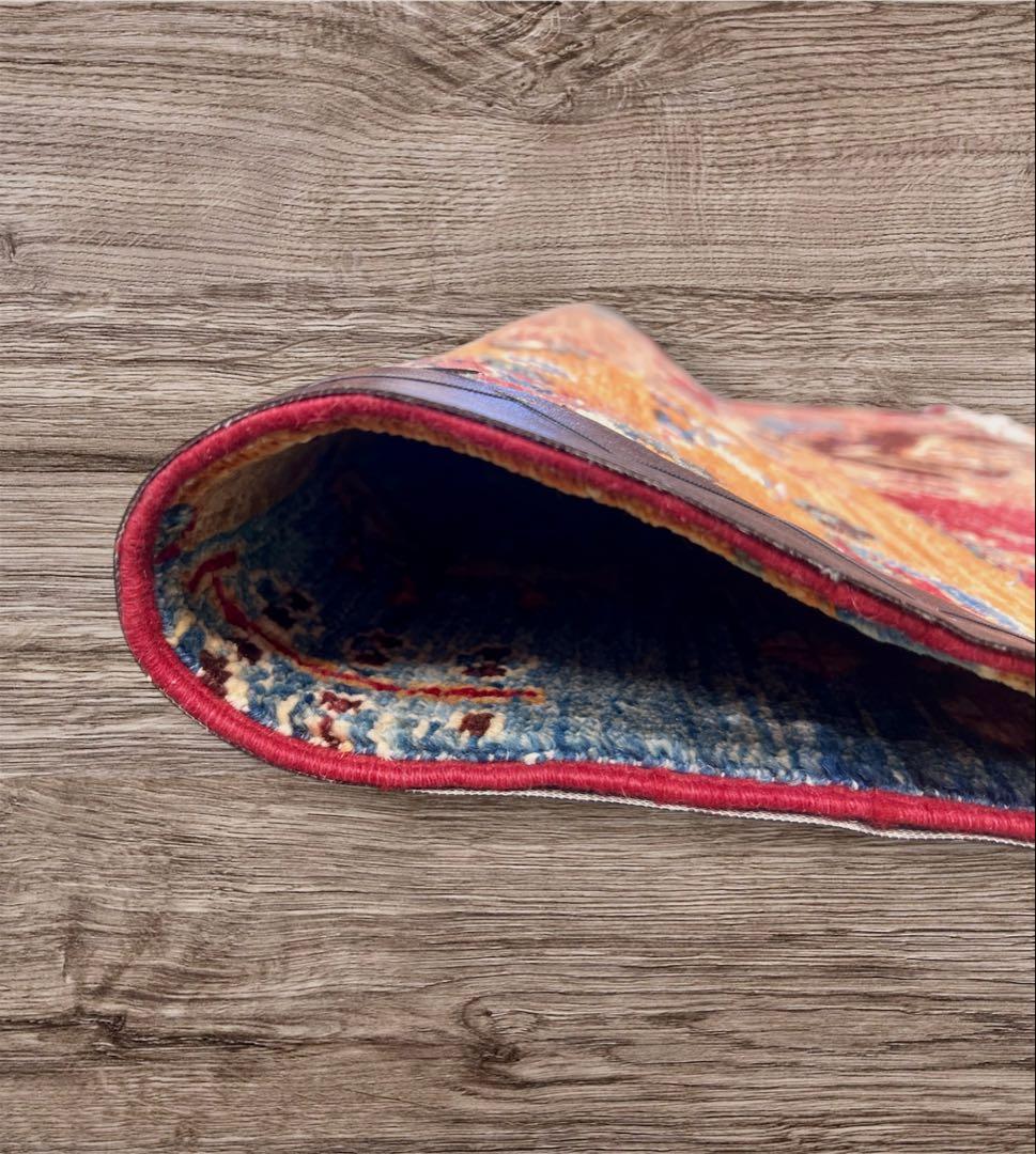 最高級カシュカイ ギャッベ ラグ/サイズ:84x134cm… .jem1