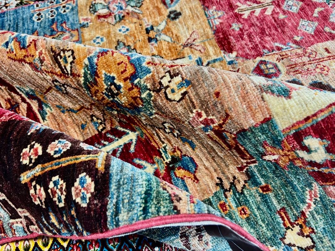 最高級カシュカイ ギャッベ ラグ/サイズ:84x134cm… .jem1