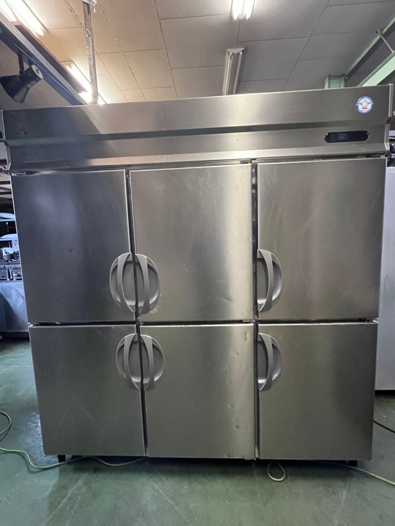 2016年フクシマ縦型冷蔵庫6扉 1800x600x1950