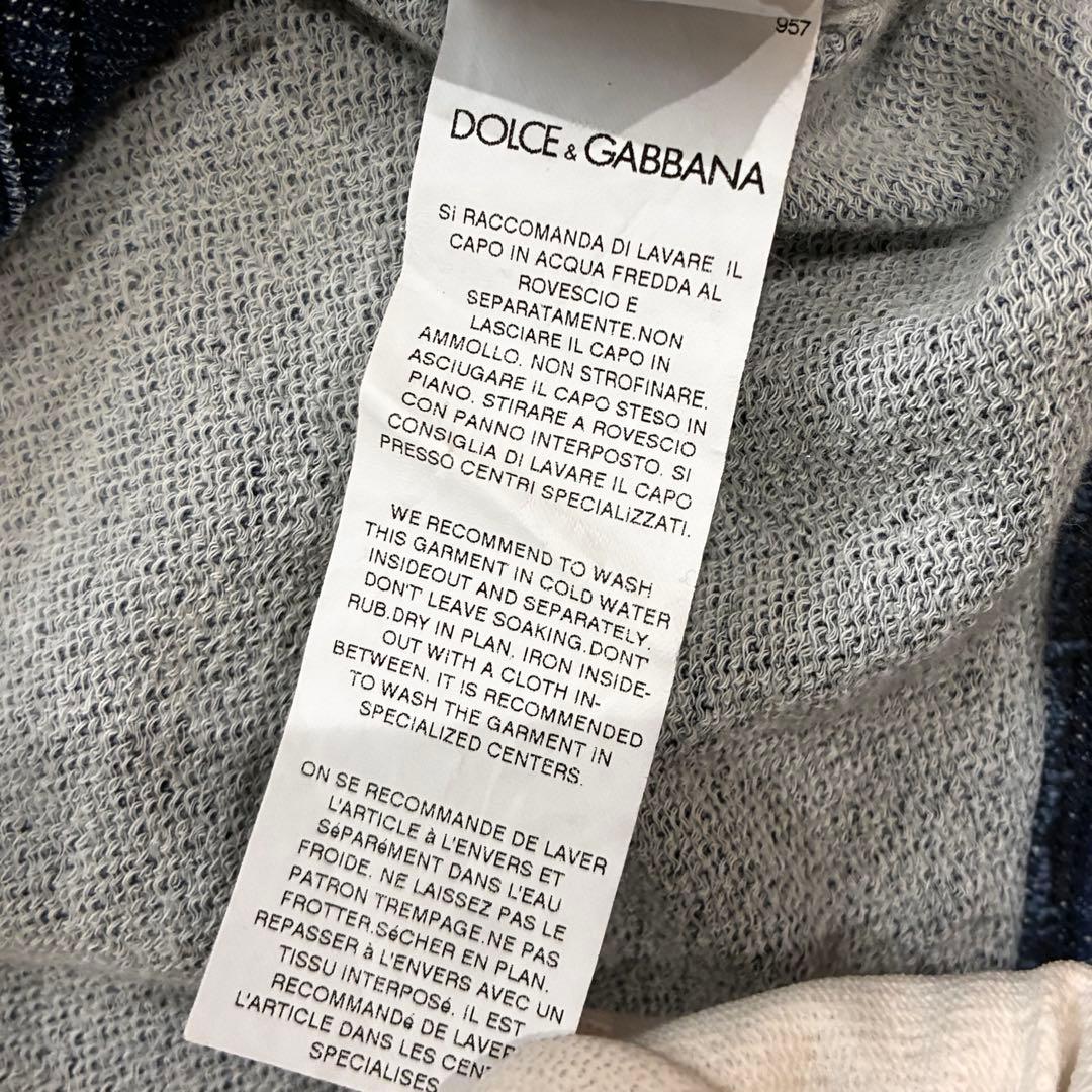 excellent様 希少美品✨ドルチェアンドガッバーナパーカーブルー52