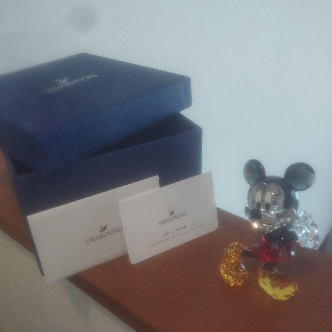 Swarovski Mickey Mouse 置物　未使用　箱保管