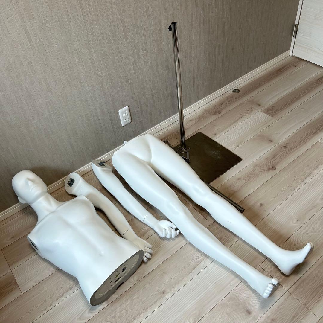 全身 マネキン トルソー ディスプレイ 洋服 送料込み　男性