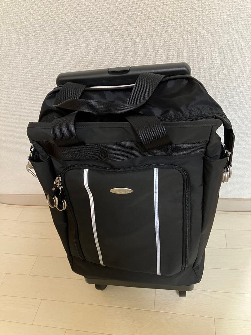 SWANY スワニー 4輪 キャリーバッグ カート ブラック 黒