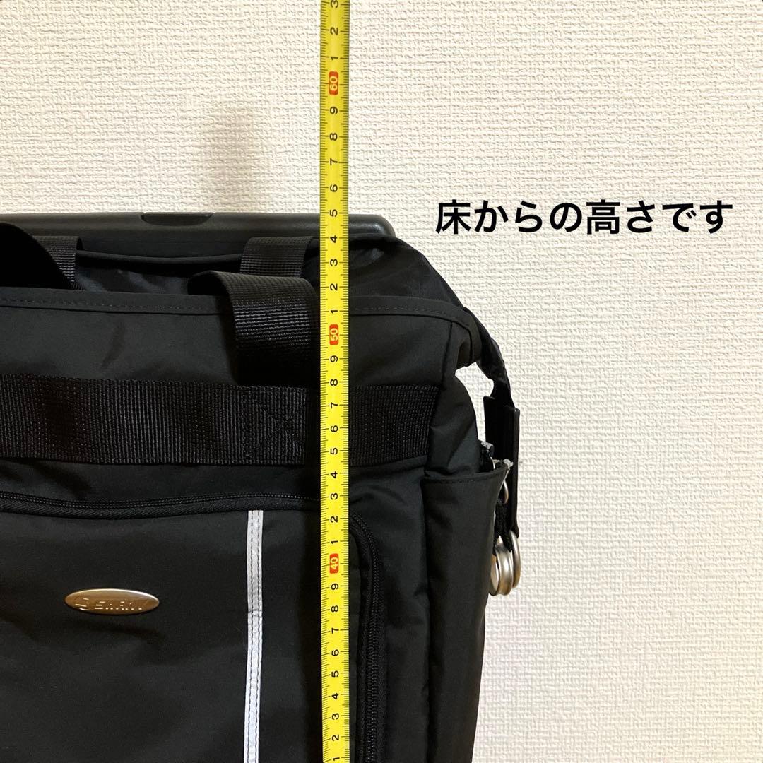 SWANY スワニー 4輪 キャリーバッグ カート ブラック 黒