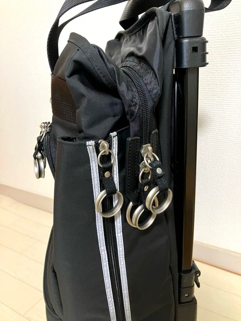 SWANY スワニー 4輪 キャリーバッグ カート ブラック 黒