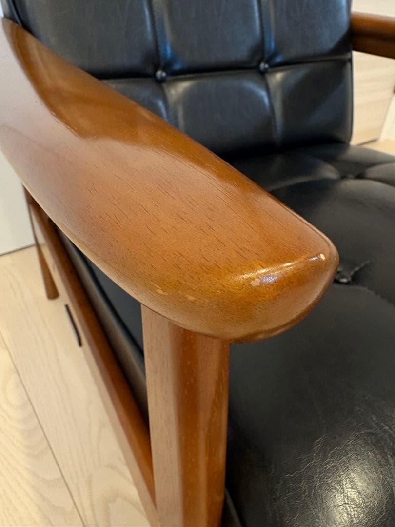 カリモク60 Kチェア 1シーター ブラック 1人掛け ソファ karimoku