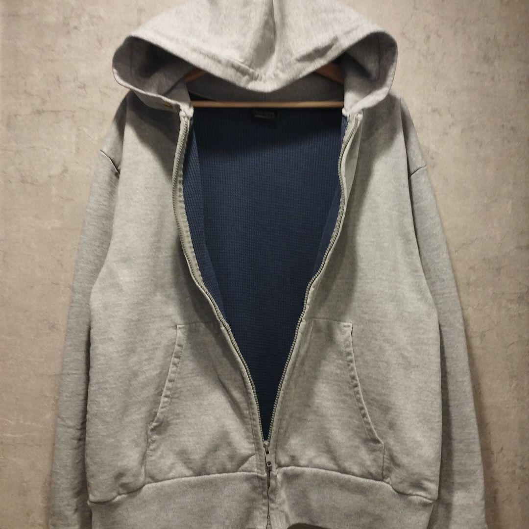 USA製 CAMBER 裏サーマル ジップパーカー ヘビーウェイト グレー