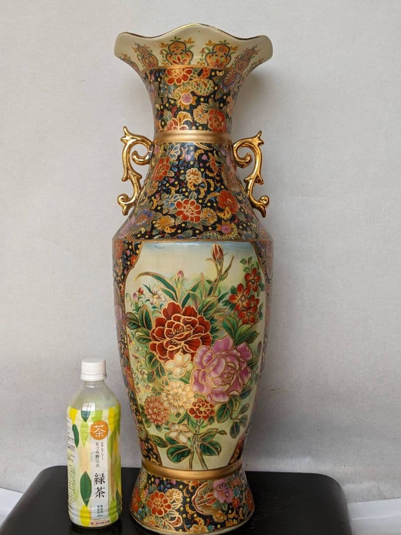 大型花瓶　中国製　輸入品　飾り花瓶　 装飾 花瓶