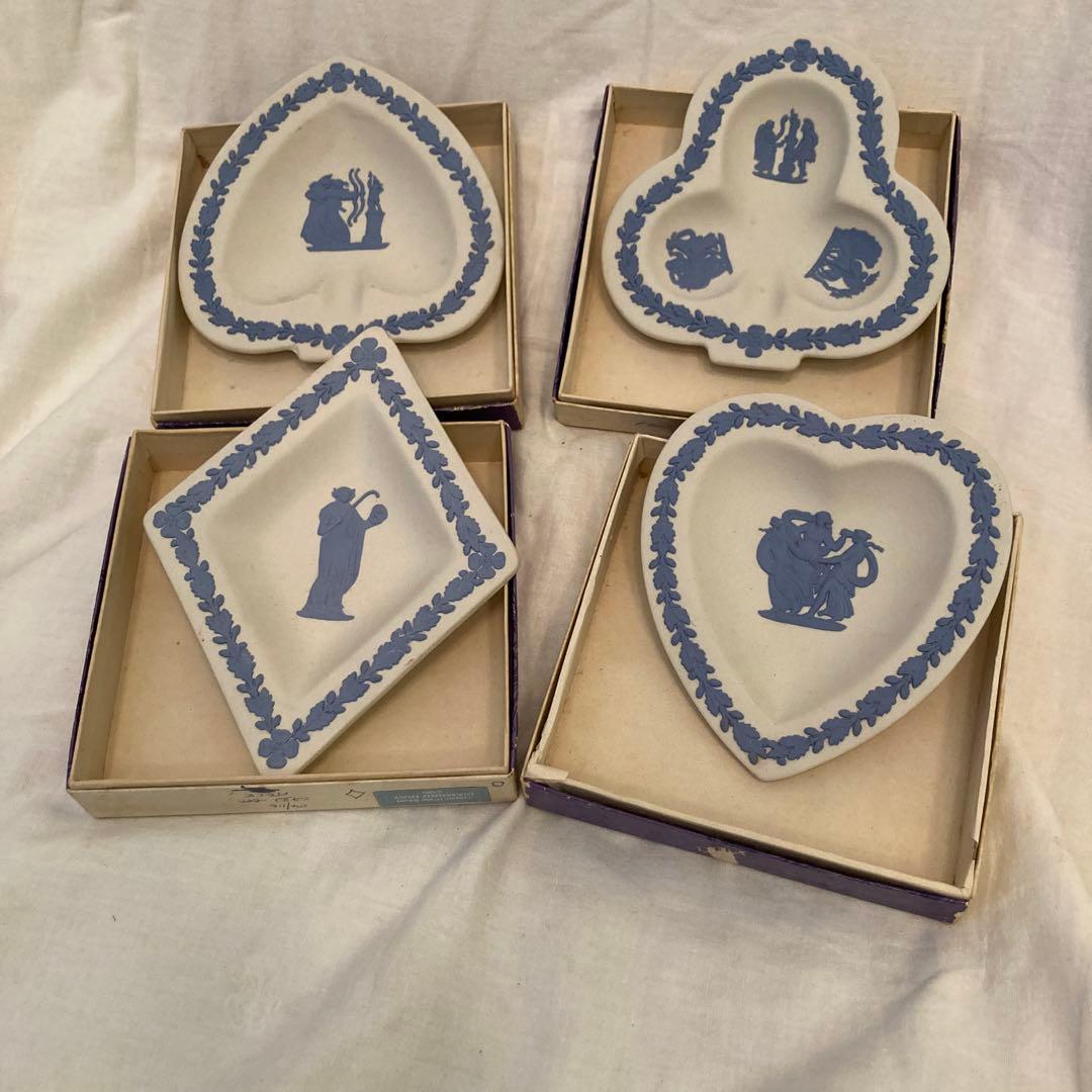 激レア　ウェッジウッド　ジャスパー　トランプマーク4種　白青逆転