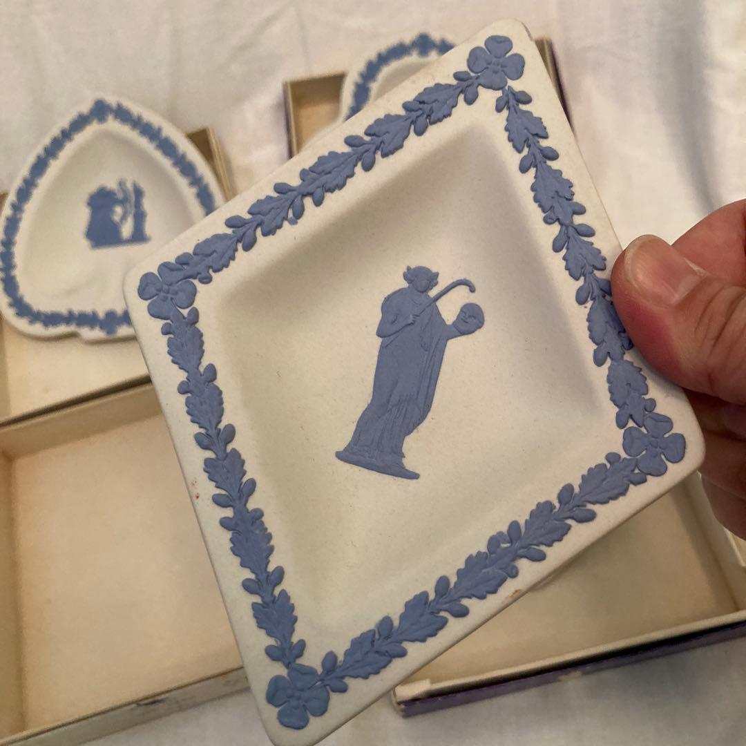 激レア　ウェッジウッド　ジャスパー　トランプマーク4種　白青逆転