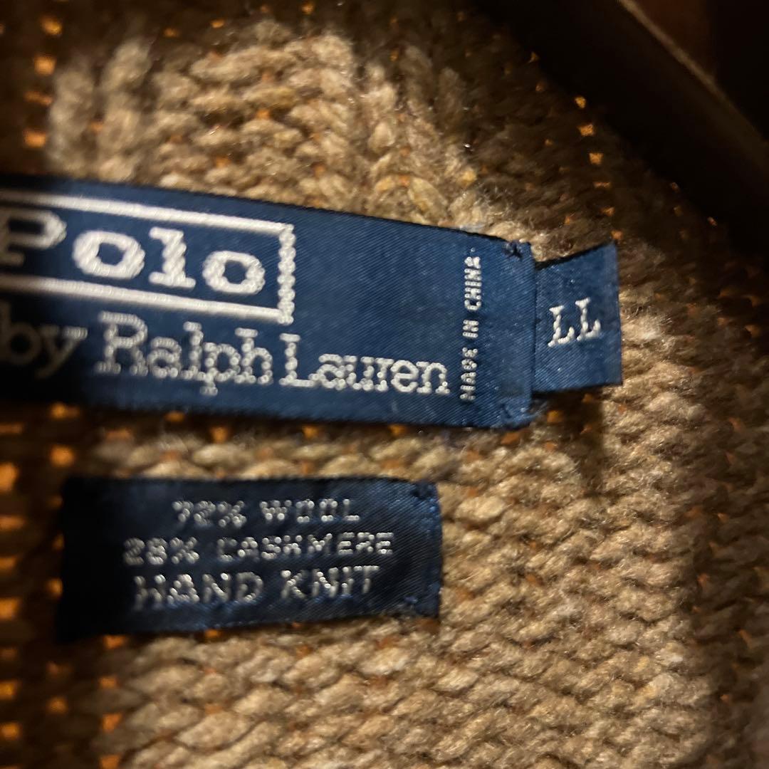 Polo by Ralph Lauren カシミヤ　ハンドニットカーディガン