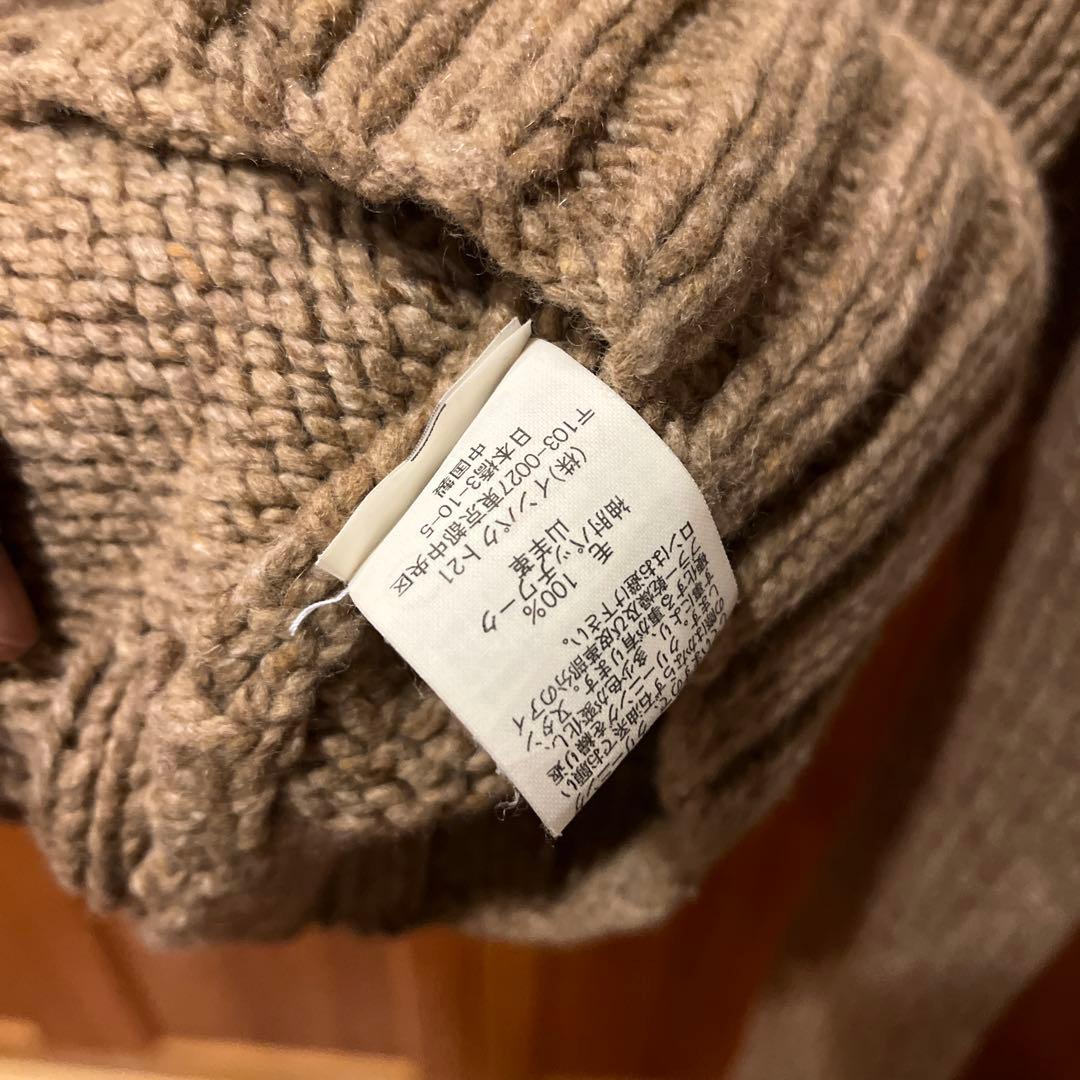 Polo by Ralph Lauren カシミヤ　ハンドニットカーディガン