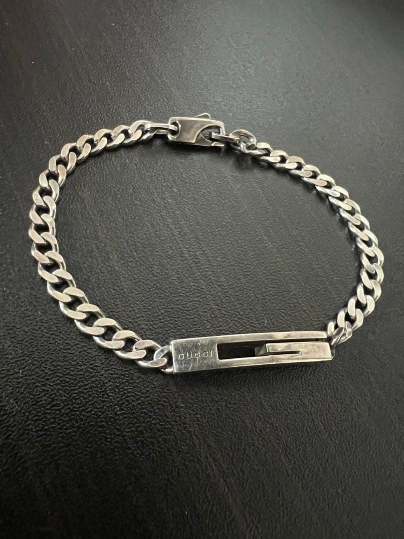 GUCCI シルバー チェーン ブレスレット