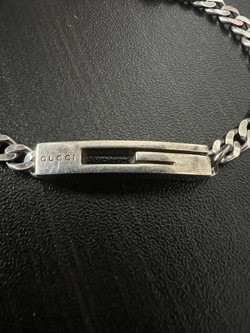 GUCCI シルバー チェーン ブレスレット