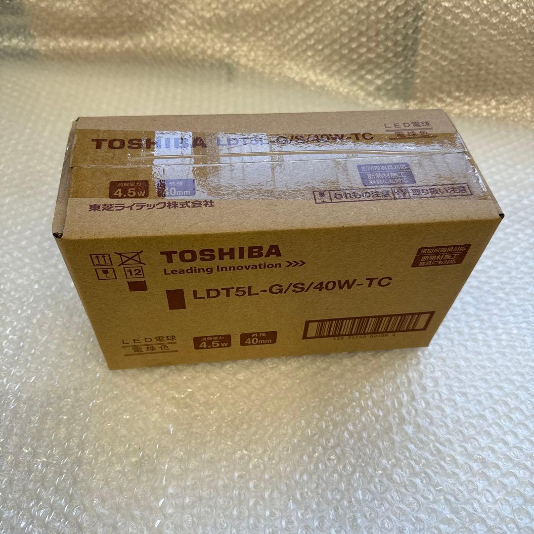 80個新品未開封　TOSHIBA LDT5L-G/S/40W-TC
