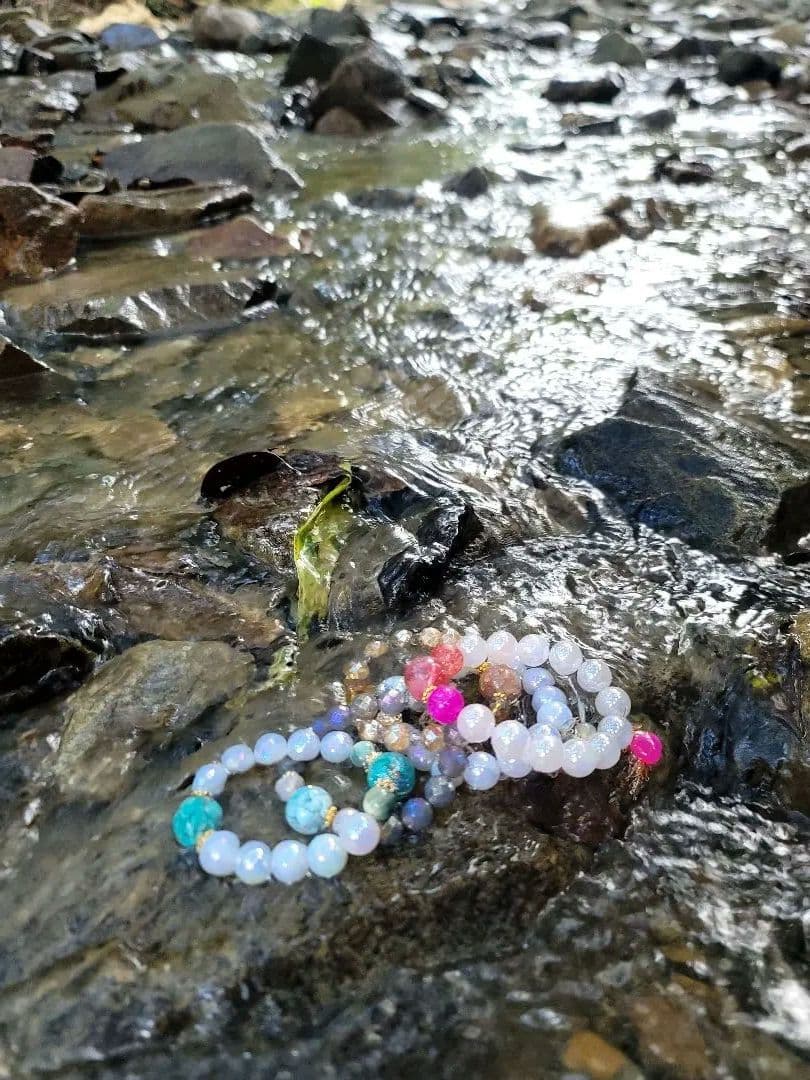 沖縄ター滝★念飛ばし身を守るオルゴブレスレット