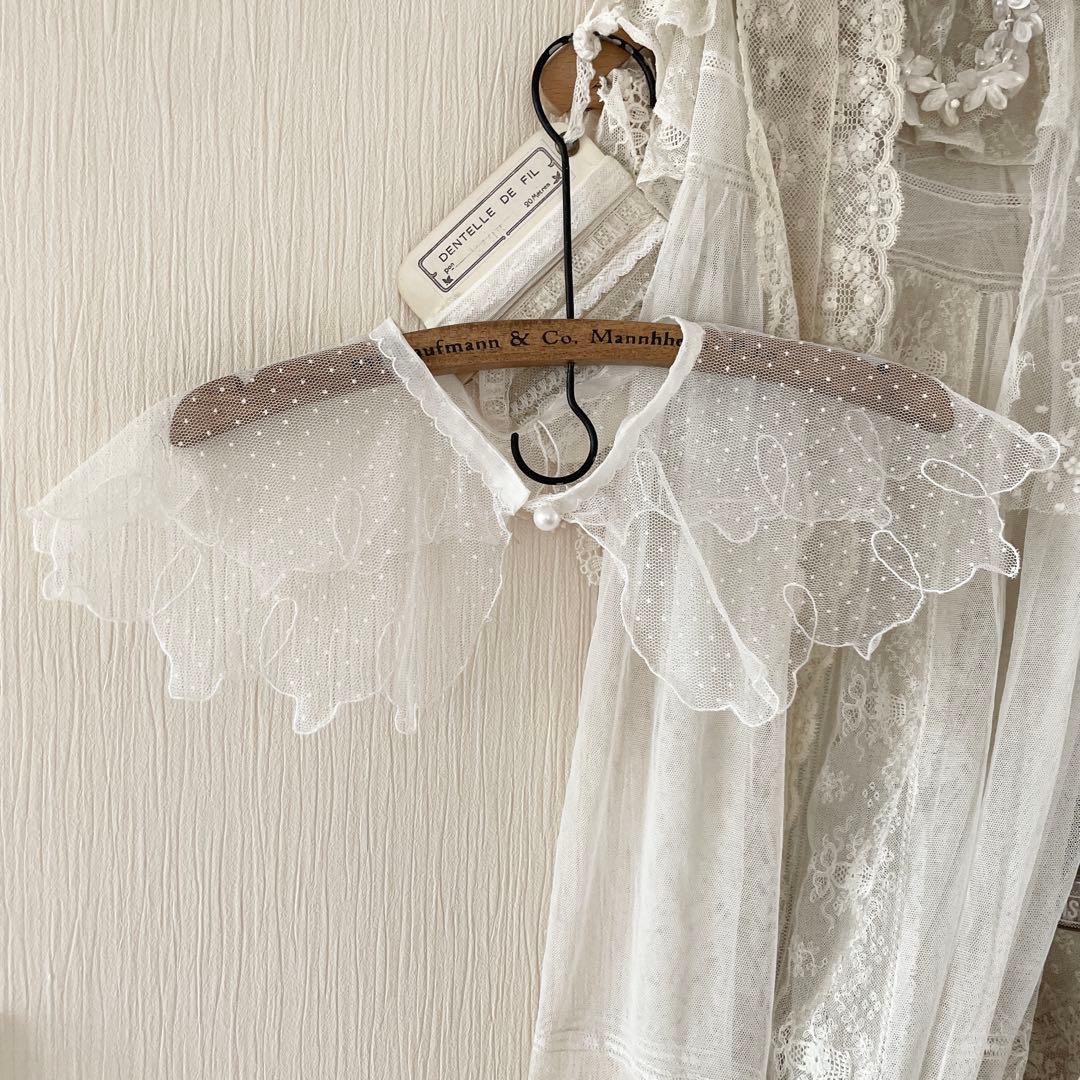 フランスアンティーク　付け襟②