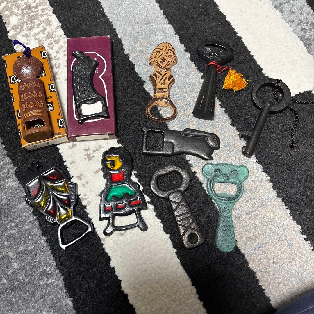 色々な栓抜き　　10個セット