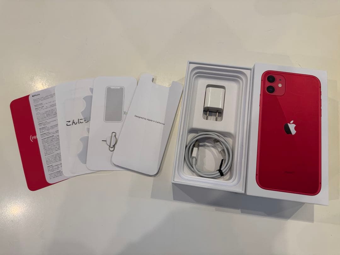 iPhone 11 64GB バッテリー100% （PROEUCT RED）
