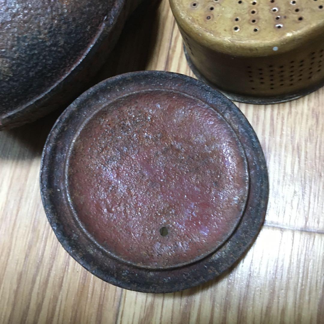 1005 鉄器 鉄瓶 小 花 桜 梅 ミニチュア その2