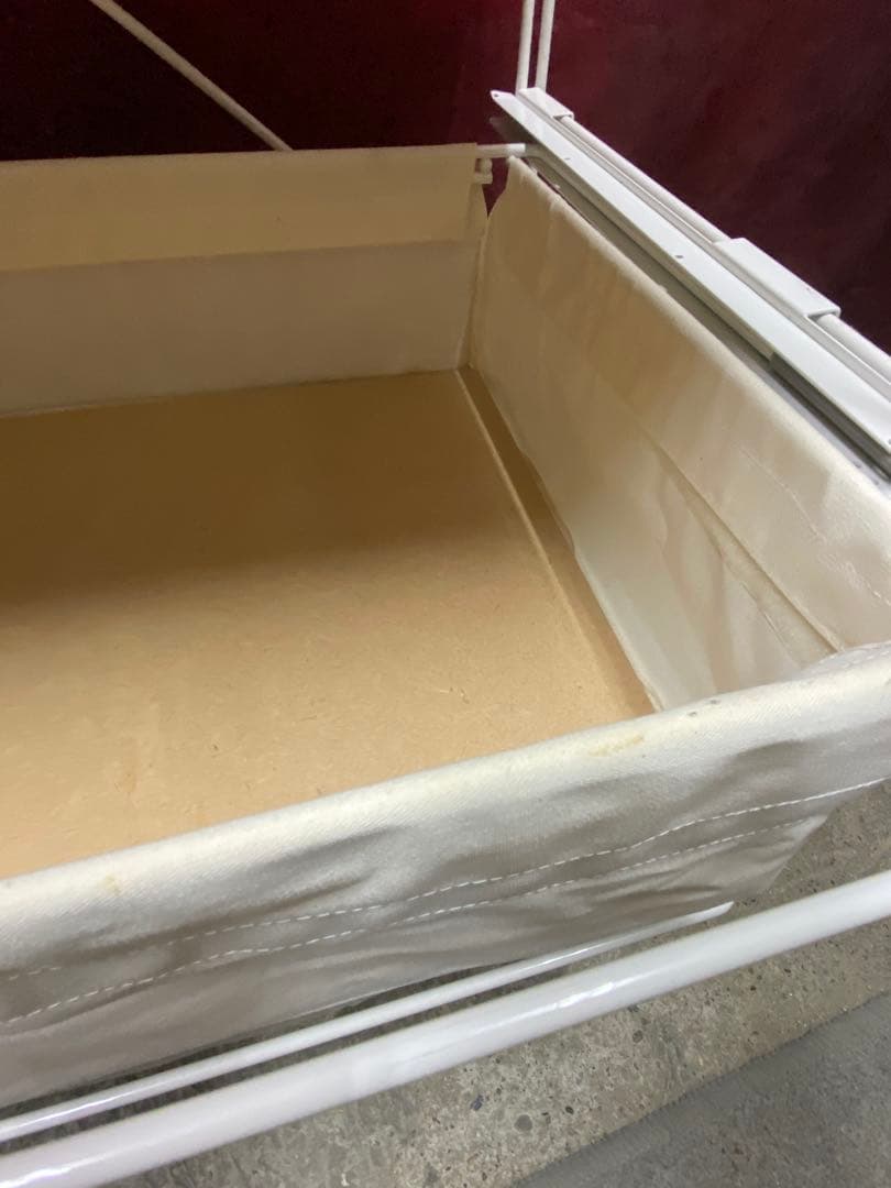 ✨大人気✨無印良品　スチールユニットシェルフ中ワイド　帆布バスケット2個付