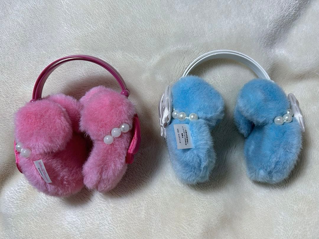 イヤーマフ ディズニー 耳あて ピンク 水色 耳当て ブルー 青